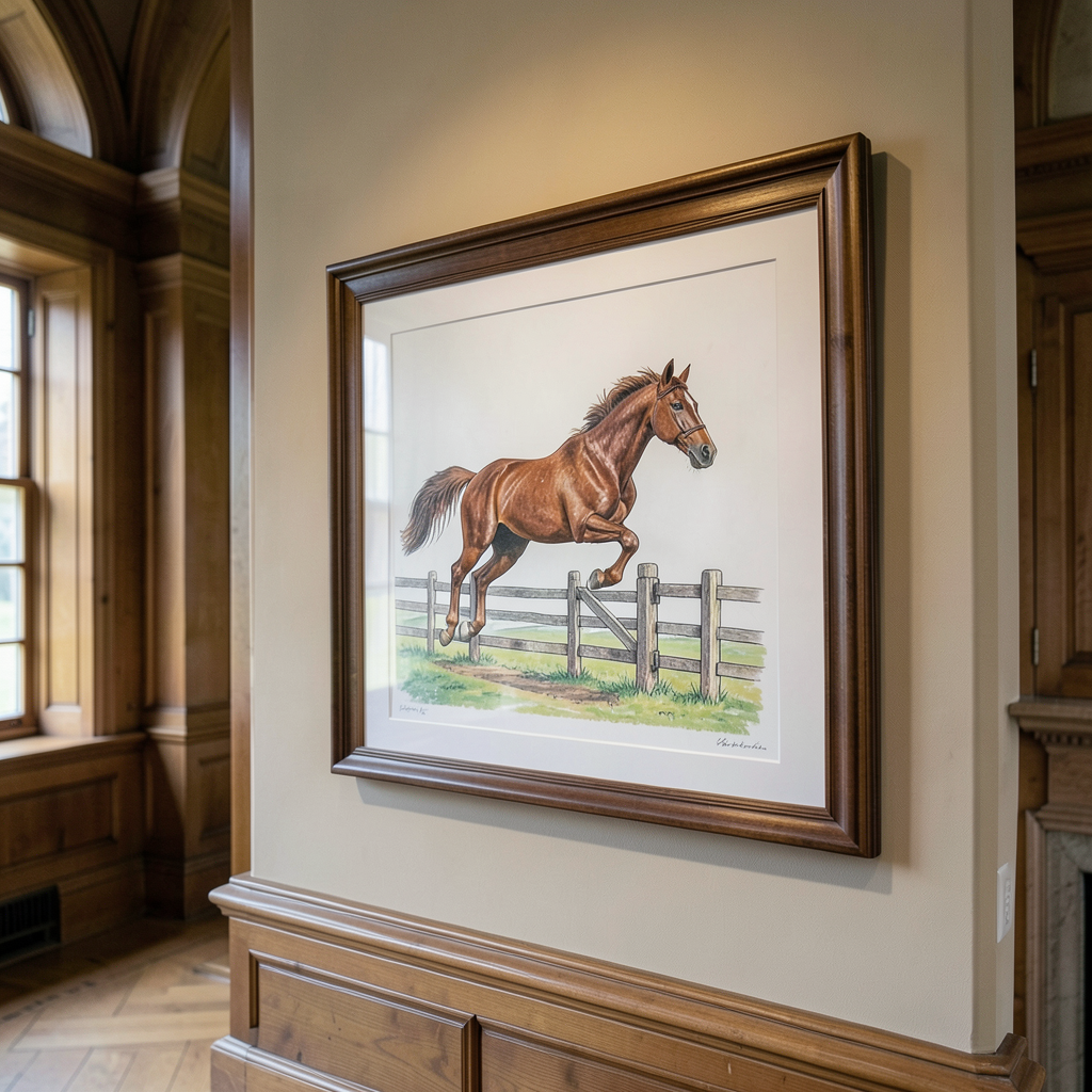 Seven-year-old Norah's horse drawing to be displayed at Blenheim Palace